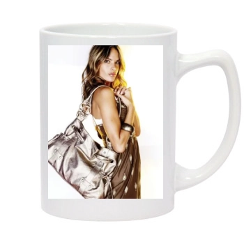 Alessandra Ambrosio 14oz White Statesman Mug