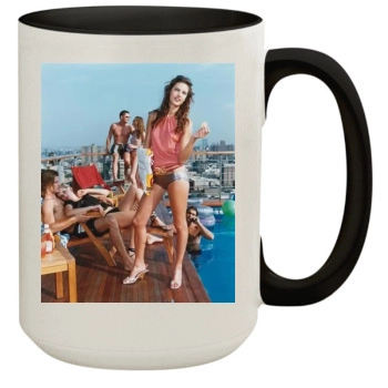 Alessandra Ambrosio 15oz Colored Inner & Handle Mug