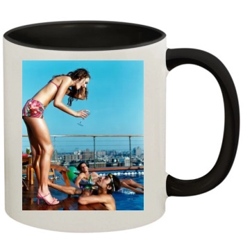 Alessandra Ambrosio 11oz Colored Inner & Handle Mug