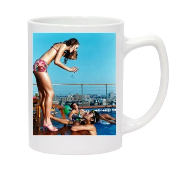 Alessandra Ambrosio 14oz White Statesman Mug