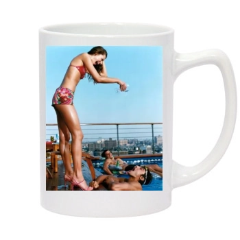 Alessandra Ambrosio 14oz White Statesman Mug