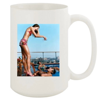 Alessandra Ambrosio 15oz White Mug