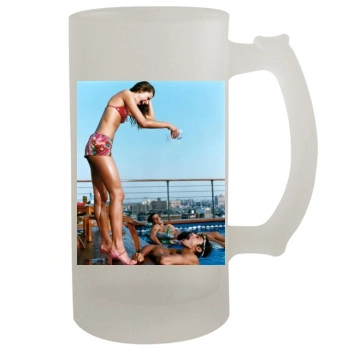 Alessandra Ambrosio 16oz Frosted Beer Stein