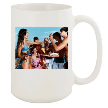 Alessandra Ambrosio 15oz White Mug