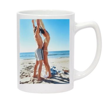 Alessandra Ambrosio 14oz White Statesman Mug