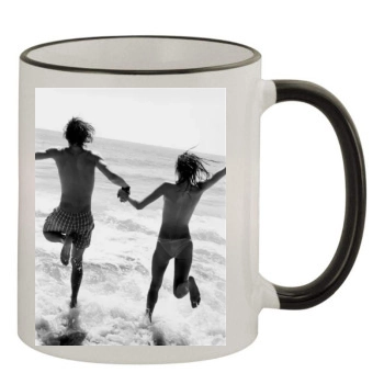 Alessandra Ambrosio 11oz Colored Rim & Handle Mug