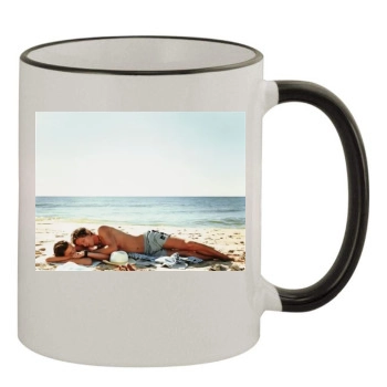 Alessandra Ambrosio 11oz Colored Rim & Handle Mug