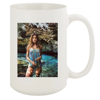 Alessandra Ambrosio 15oz White Mug