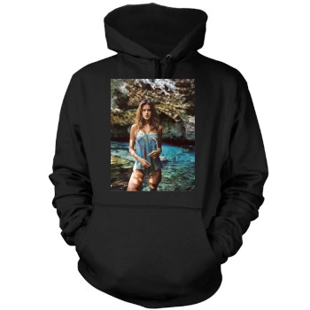 Alessandra Ambrosio Mens Pullover Hoodie Sweatshirt