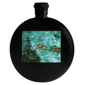 Alessandra Ambrosio Round Flask