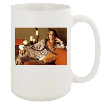 Alessandra Ambrosio 15oz White Mug