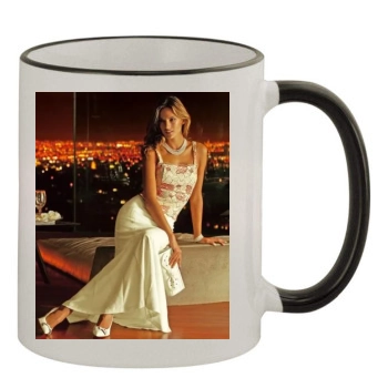 Alessandra Ambrosio 11oz Colored Rim & Handle Mug