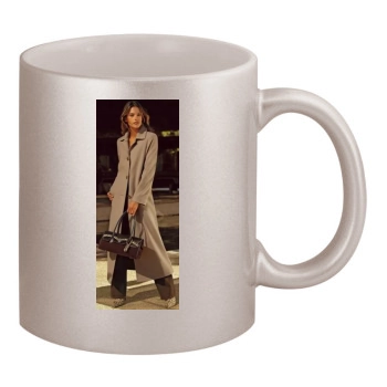 Alessandra Ambrosio 11oz Metallic Silver Mug