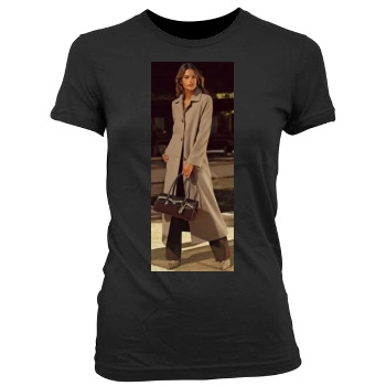 Alessandra Ambrosio Women's Junior Cut Crewneck T-Shirt