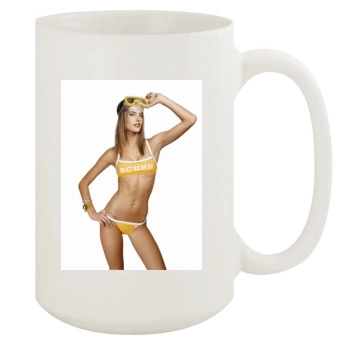 Alessandra Ambrosio 15oz White Mug