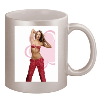 Alessandra Ambrosio 11oz Metallic Silver Mug