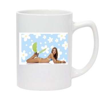 Alessandra Ambrosio 14oz White Statesman Mug