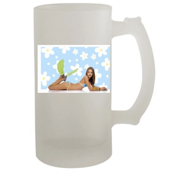 Alessandra Ambrosio 16oz Frosted Beer Stein