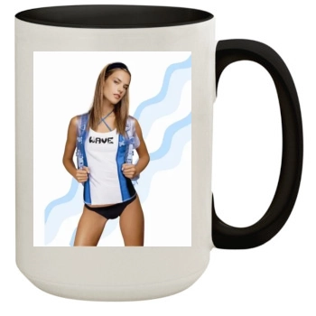 Alessandra Ambrosio 15oz Colored Inner & Handle Mug