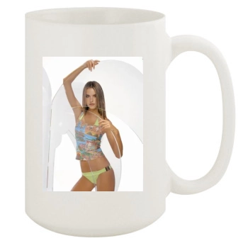 Alessandra Ambrosio 15oz White Mug