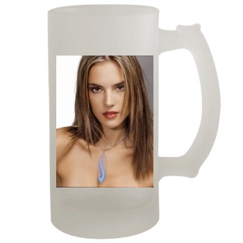 Alessandra Ambrosio 16oz Frosted Beer Stein