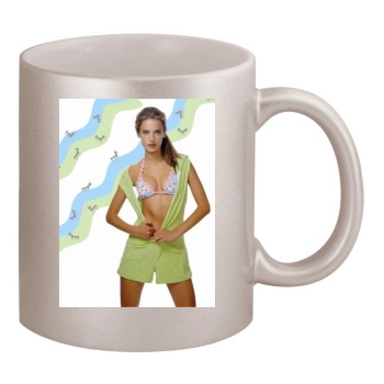 Alessandra Ambrosio 11oz Metallic Silver Mug