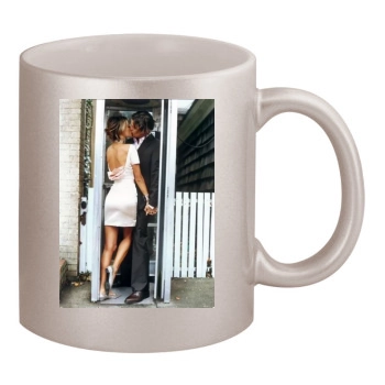 Alessandra Ambrosio 11oz Metallic Silver Mug