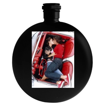 Alessandra Ambrosio Round Flask