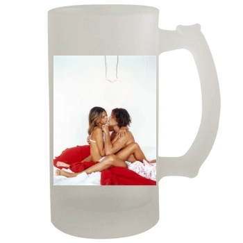 Alessandra Ambrosio 16oz Frosted Beer Stein