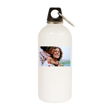 Alessandra Ambrosio White Water Bottle With Carabiner