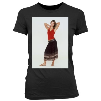 Alessandra Ambrosio Women's Junior Cut Crewneck T-Shirt