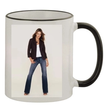 Alessandra Ambrosio 11oz Colored Rim & Handle Mug