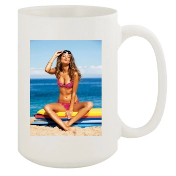 Alessandra Ambrosio 15oz White Mug