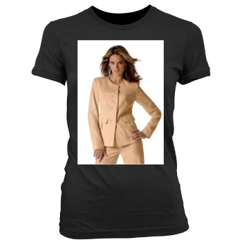 Alessandra Ambrosio Women's Junior Cut Crewneck T-Shirt