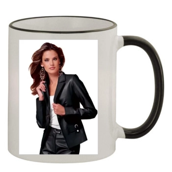 Alessandra Ambrosio 11oz Colored Rim & Handle Mug