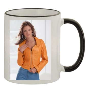 Alessandra Ambrosio 11oz Colored Rim & Handle Mug