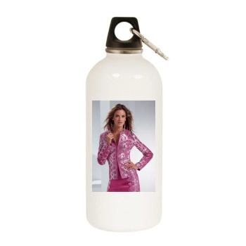 Alessandra Ambrosio White Water Bottle With Carabiner