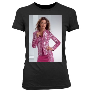 Alessandra Ambrosio Women's Junior Cut Crewneck T-Shirt