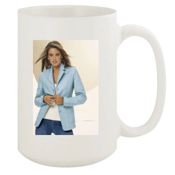 Alessandra Ambrosio 15oz White Mug