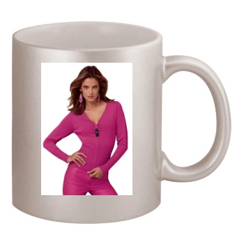 Alessandra Ambrosio 11oz Metallic Silver Mug