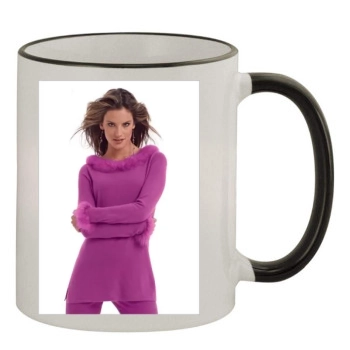 Alessandra Ambrosio 11oz Colored Rim & Handle Mug