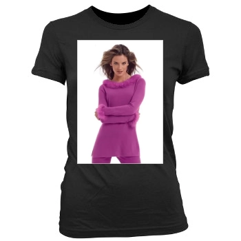 Alessandra Ambrosio Women's Junior Cut Crewneck T-Shirt