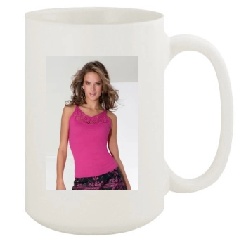 Alessandra Ambrosio 15oz White Mug