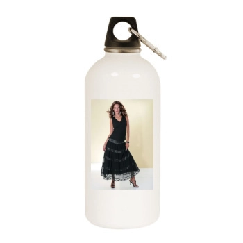 Alessandra Ambrosio White Water Bottle With Carabiner