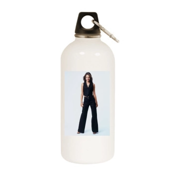 Alessandra Ambrosio White Water Bottle With Carabiner