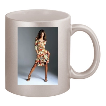 Alessandra Ambrosio 11oz Metallic Silver Mug