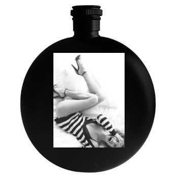 Alessandra Ambrosio Round Flask