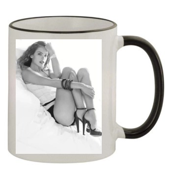 Alessandra Ambrosio 11oz Colored Rim & Handle Mug