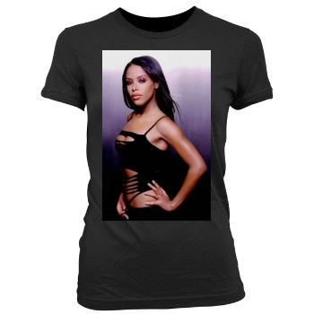 Aaliyah Women's Junior Cut Crewneck T-Shirt