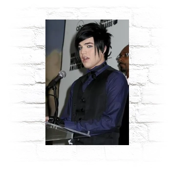 Adam Lambert Metal Wall Art